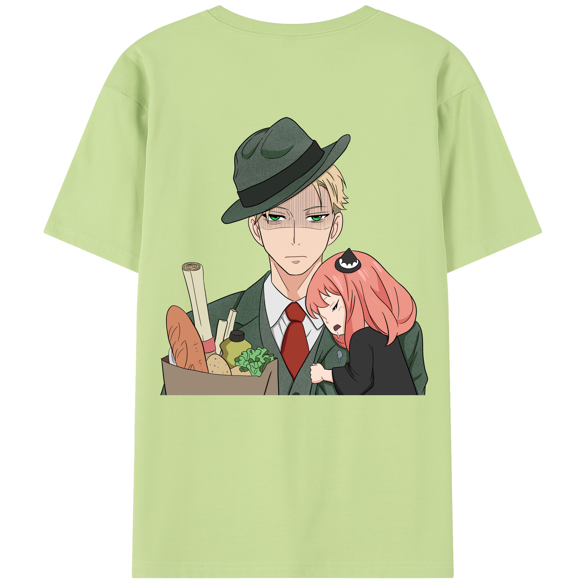（画像用） SPY×FAMILY间谍家家酒 綿100％半袖Tシャツ（背面プリント）